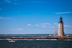 Halfway Rock Light is a Frequent Attraction for Boaters